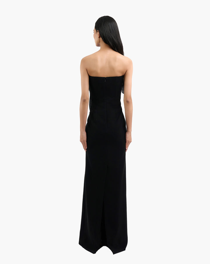 The Ruffle Wave Column Gown