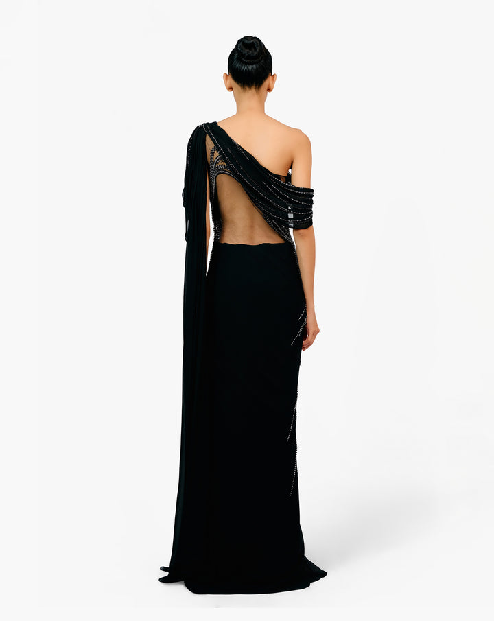 The Grecian Mist Saree