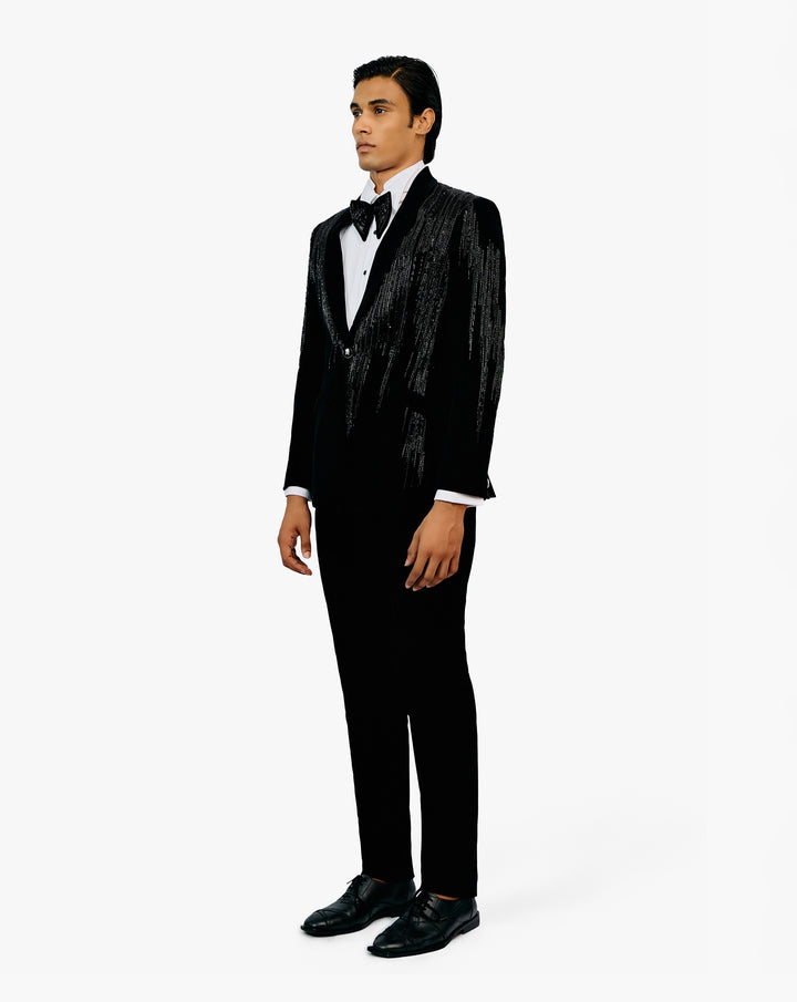 Drip Embroidered Tuxedo