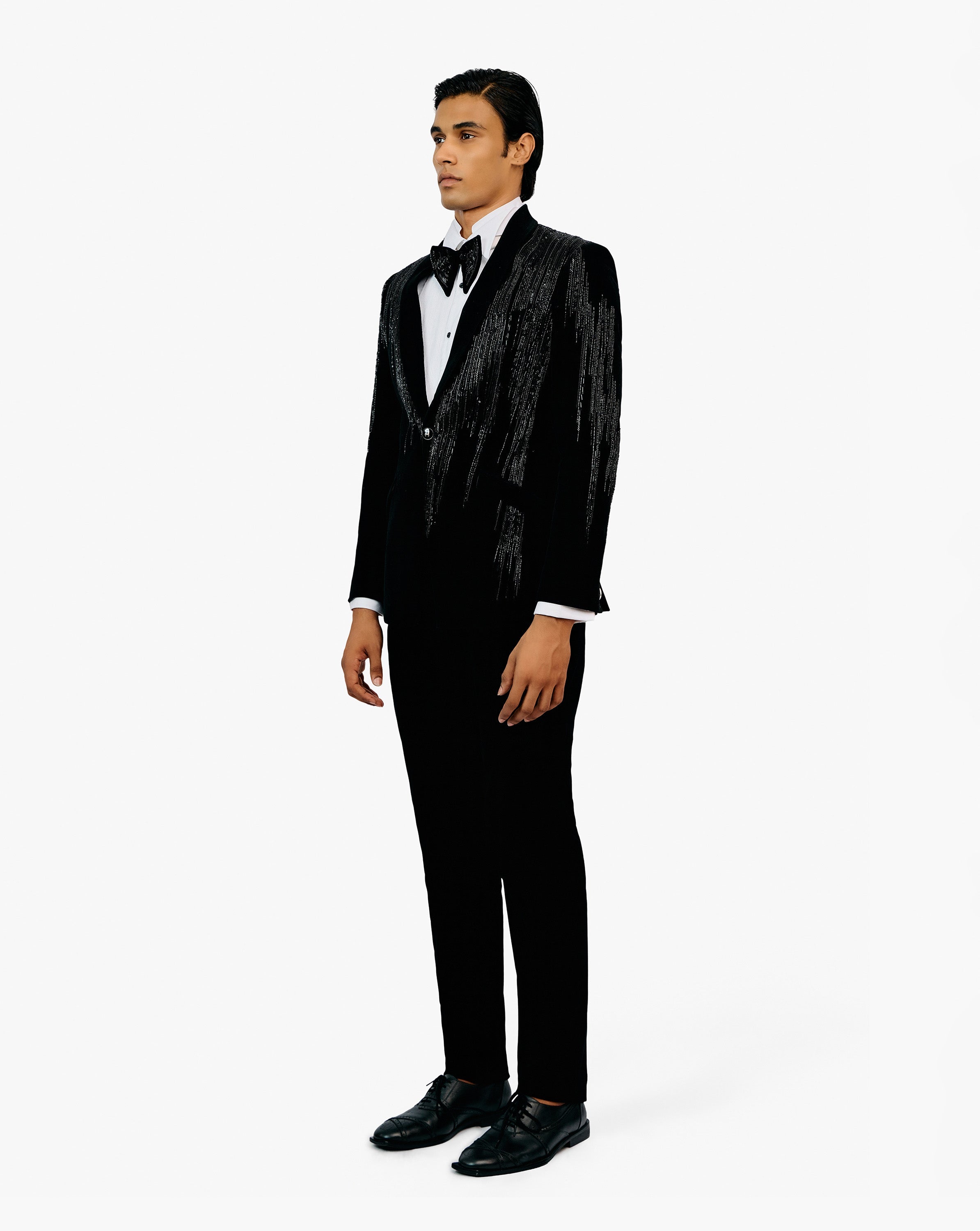 Drip Embroidered Tuxedo