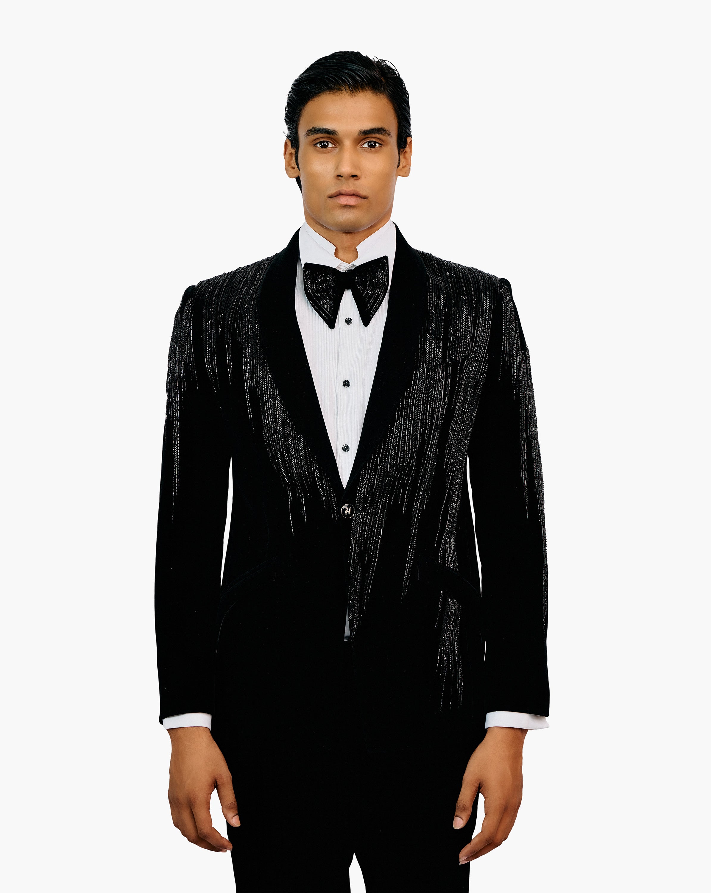 Drip Embroidered Tuxedo