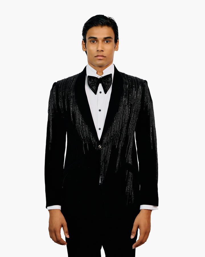 Drip Embroidered Tuxedo