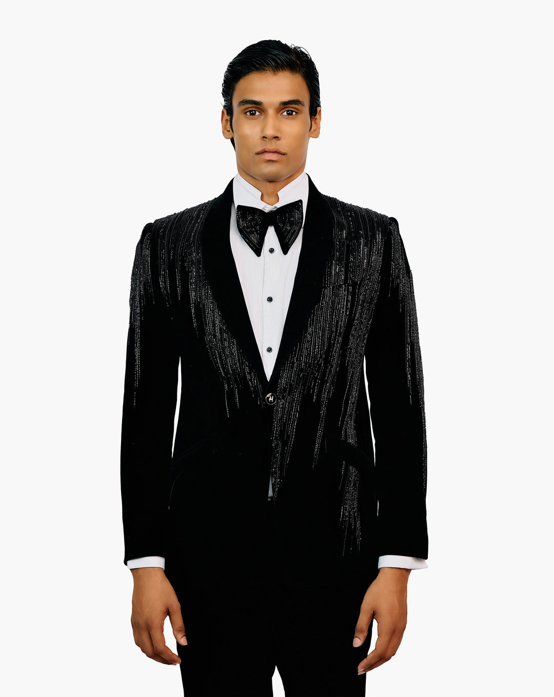 Drip Embroidered Tuxedo