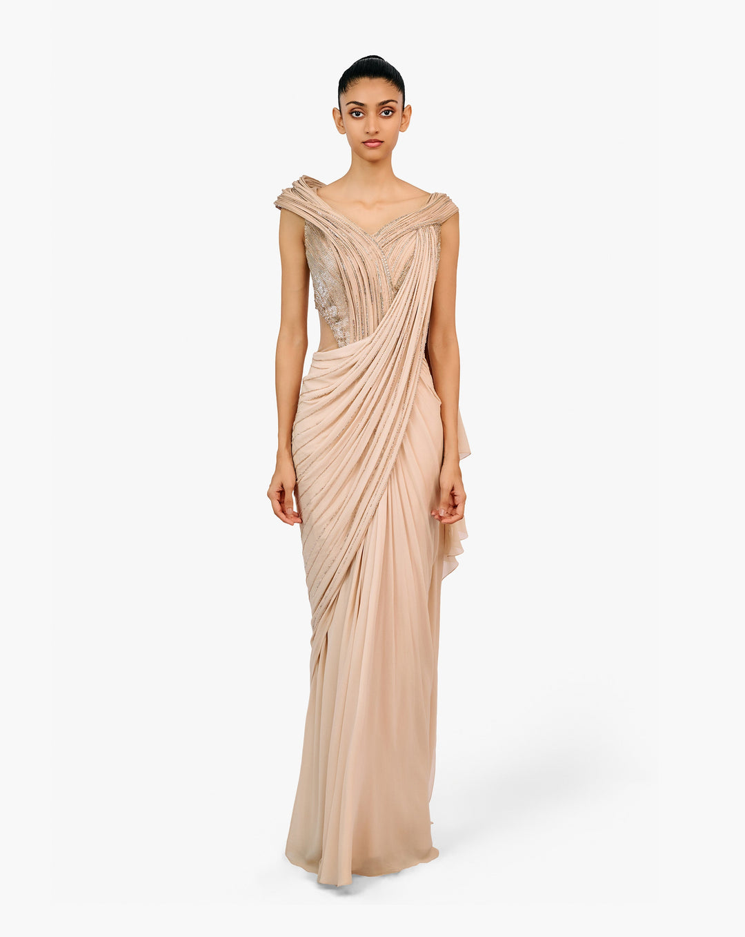 The Cosmic Sculpt Saree