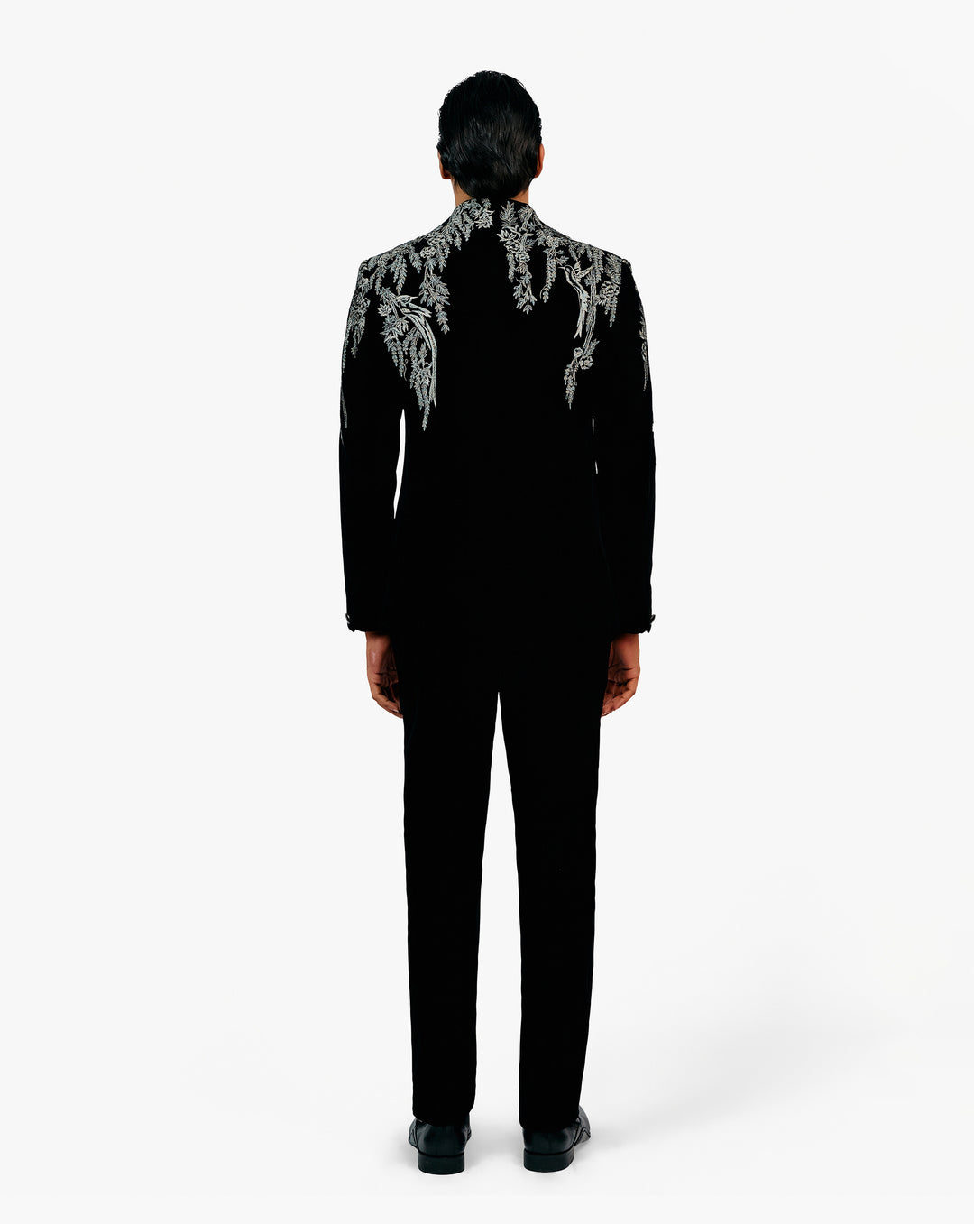 Elyxion Velvet Bandhgala