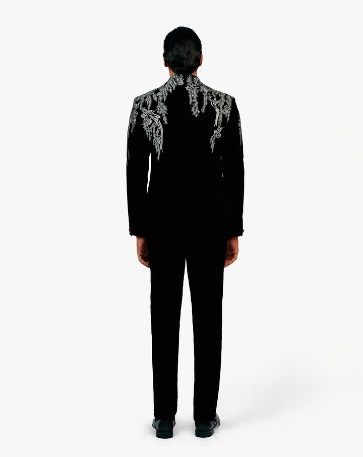 Elyxion Velvet Bandhgala