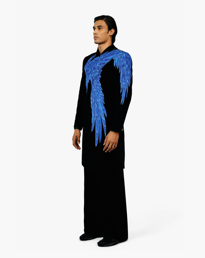 Galactic Blue Long Jacket