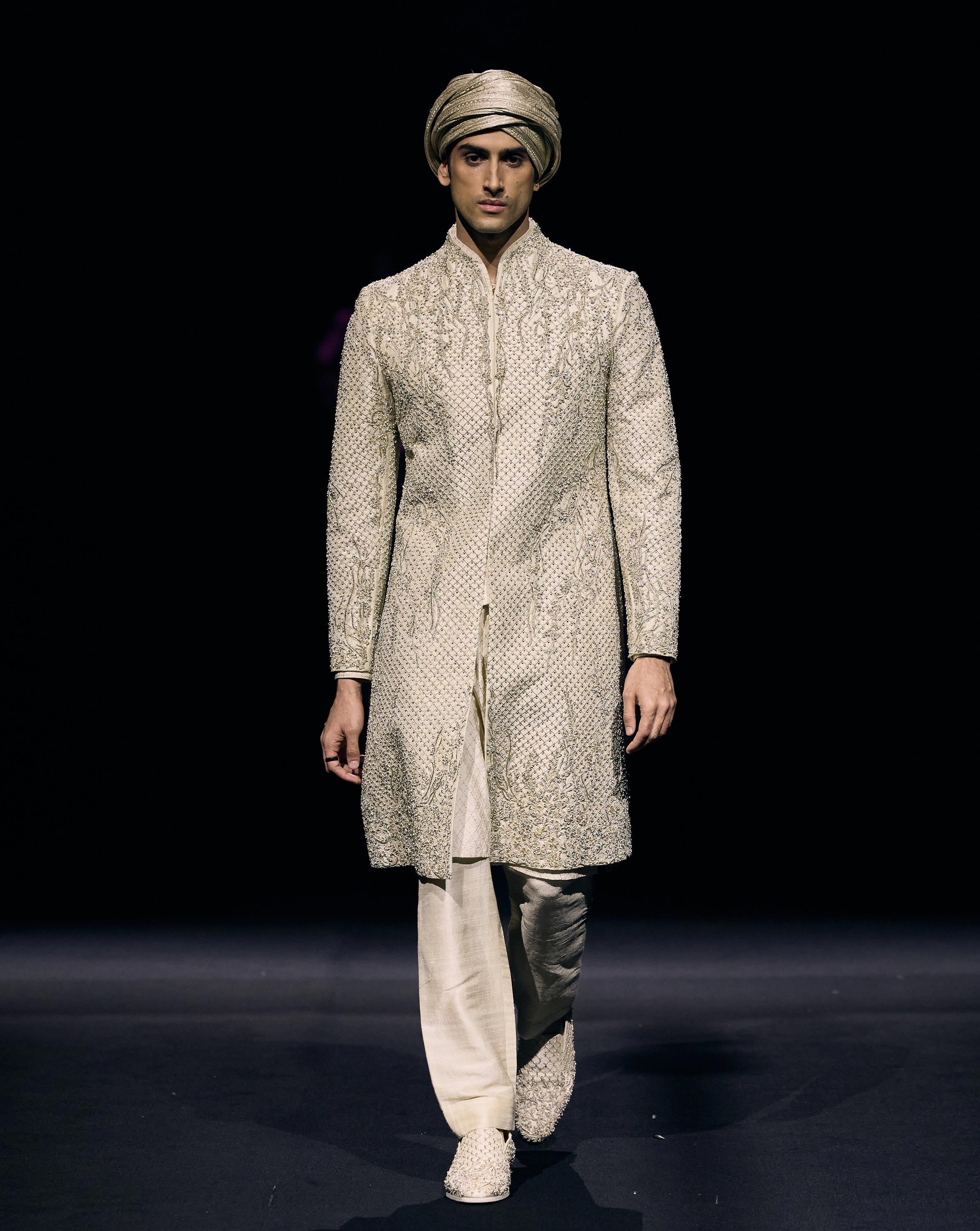 The Art Nouveau Jali Sherwani