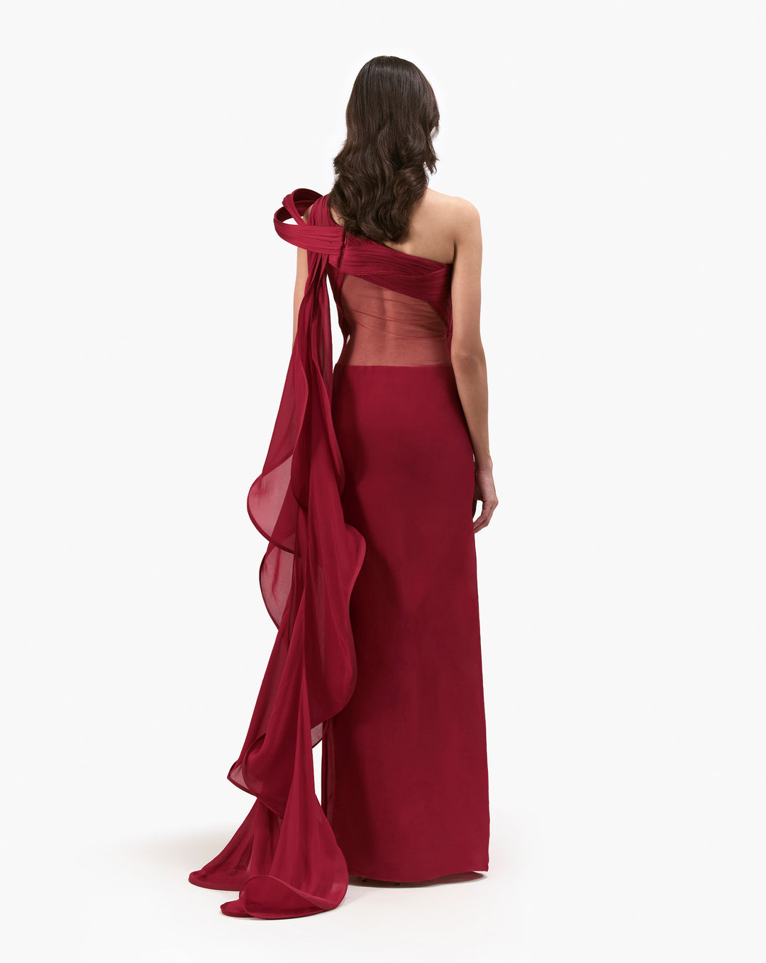 The  Corset Drape Saree Gown