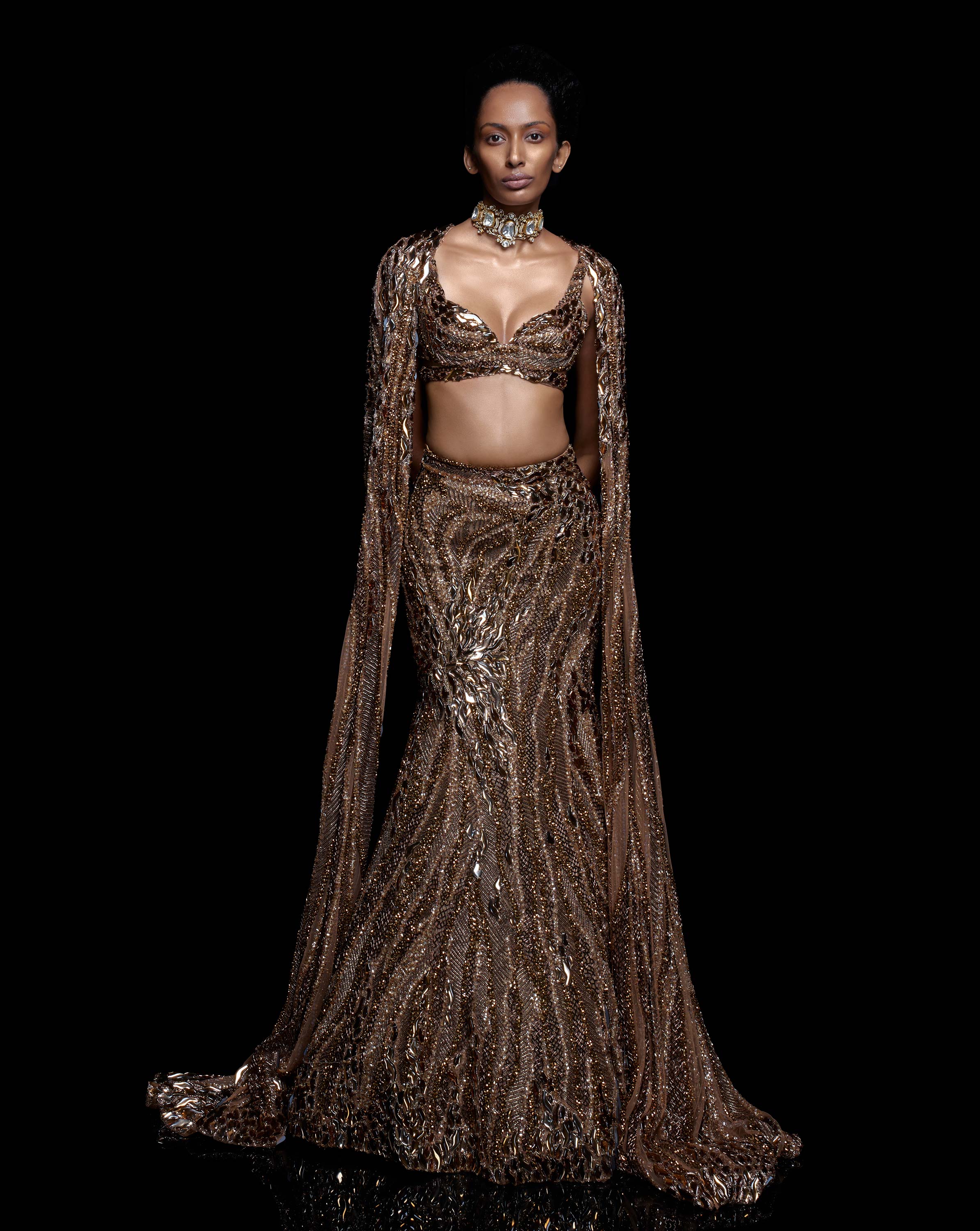 Solar Flare Lehenga
