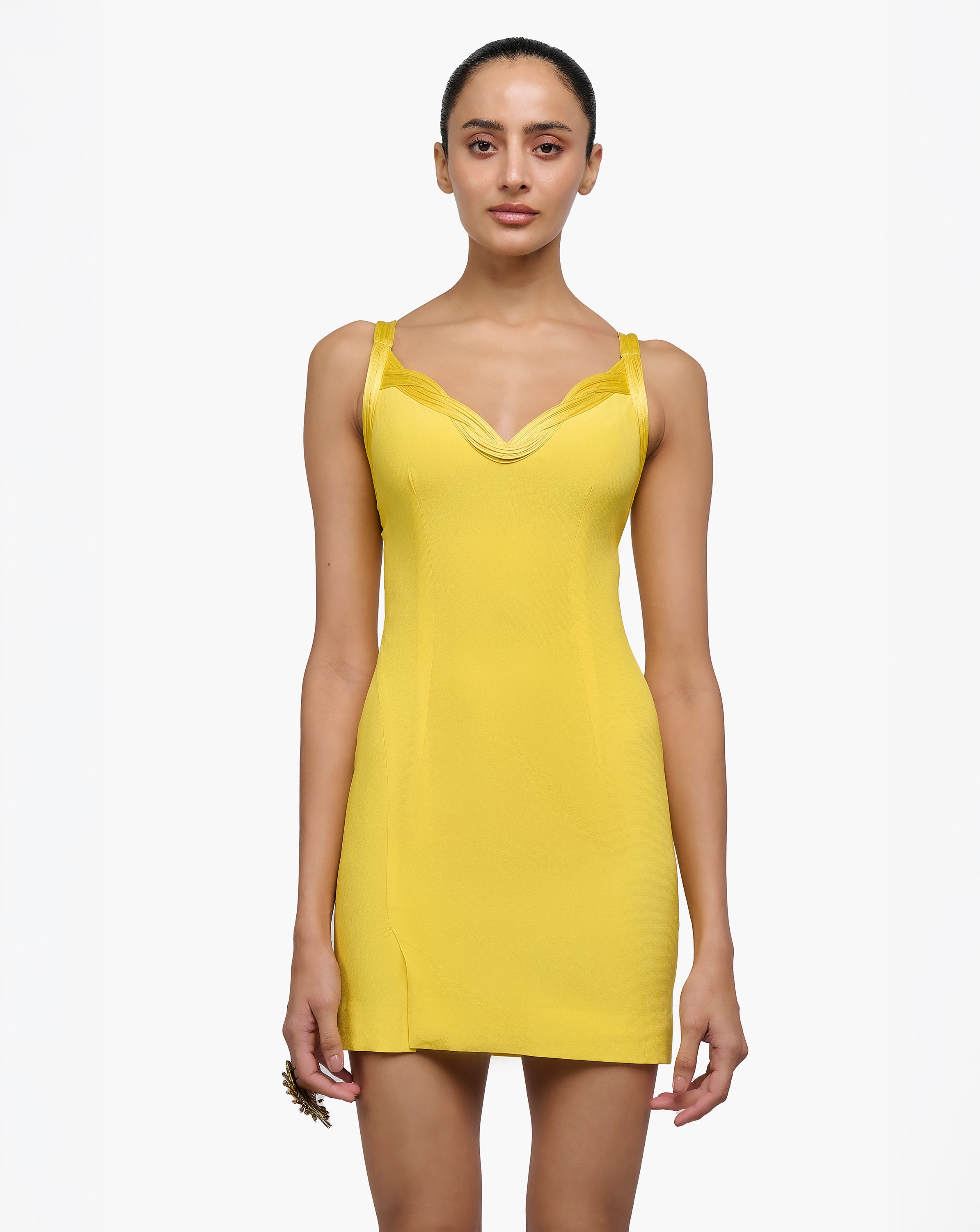 Solar Sculpt Mini Dress