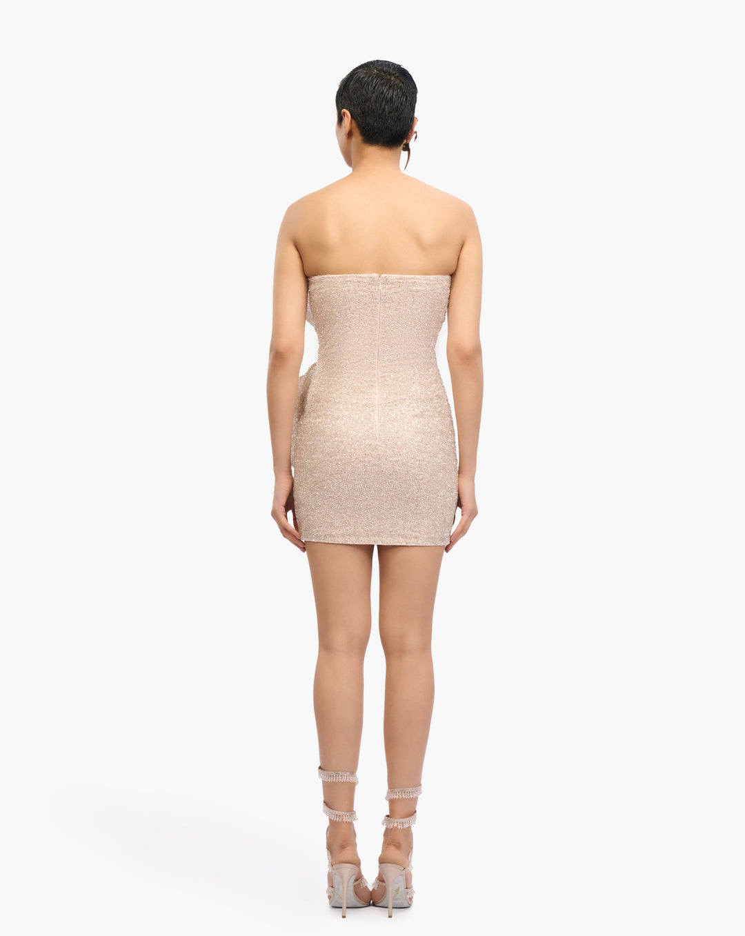 Auror Ruffle Sequin Dress