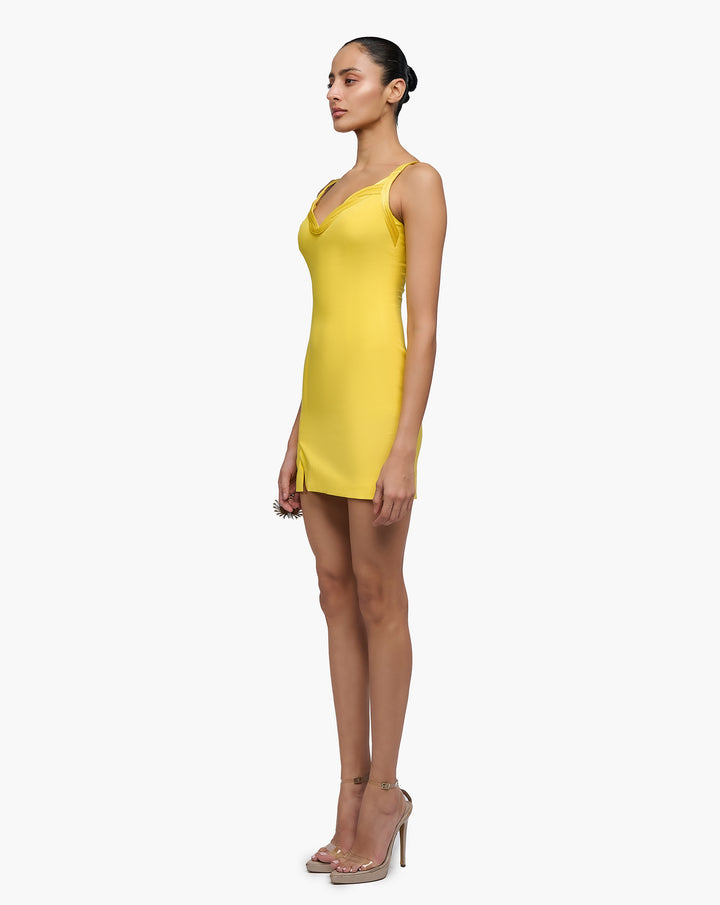 Solar Sculpt Mini Dress