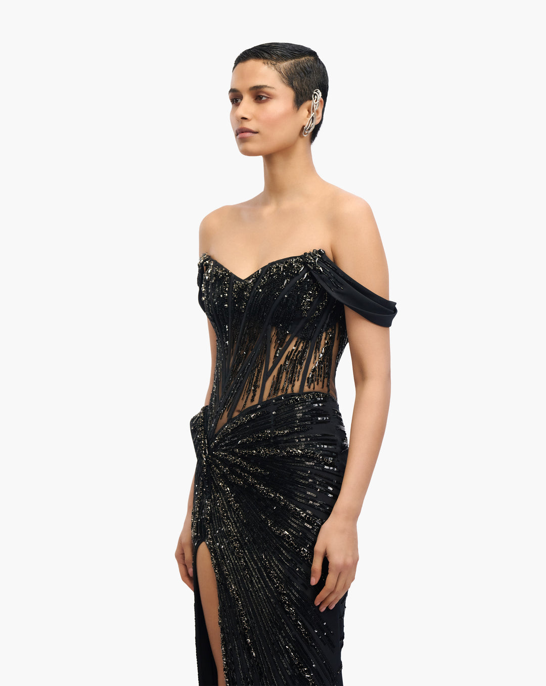 Obsidian Crest Gown