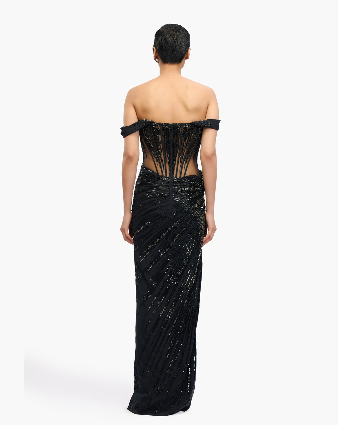 Obsidian Crest Gown