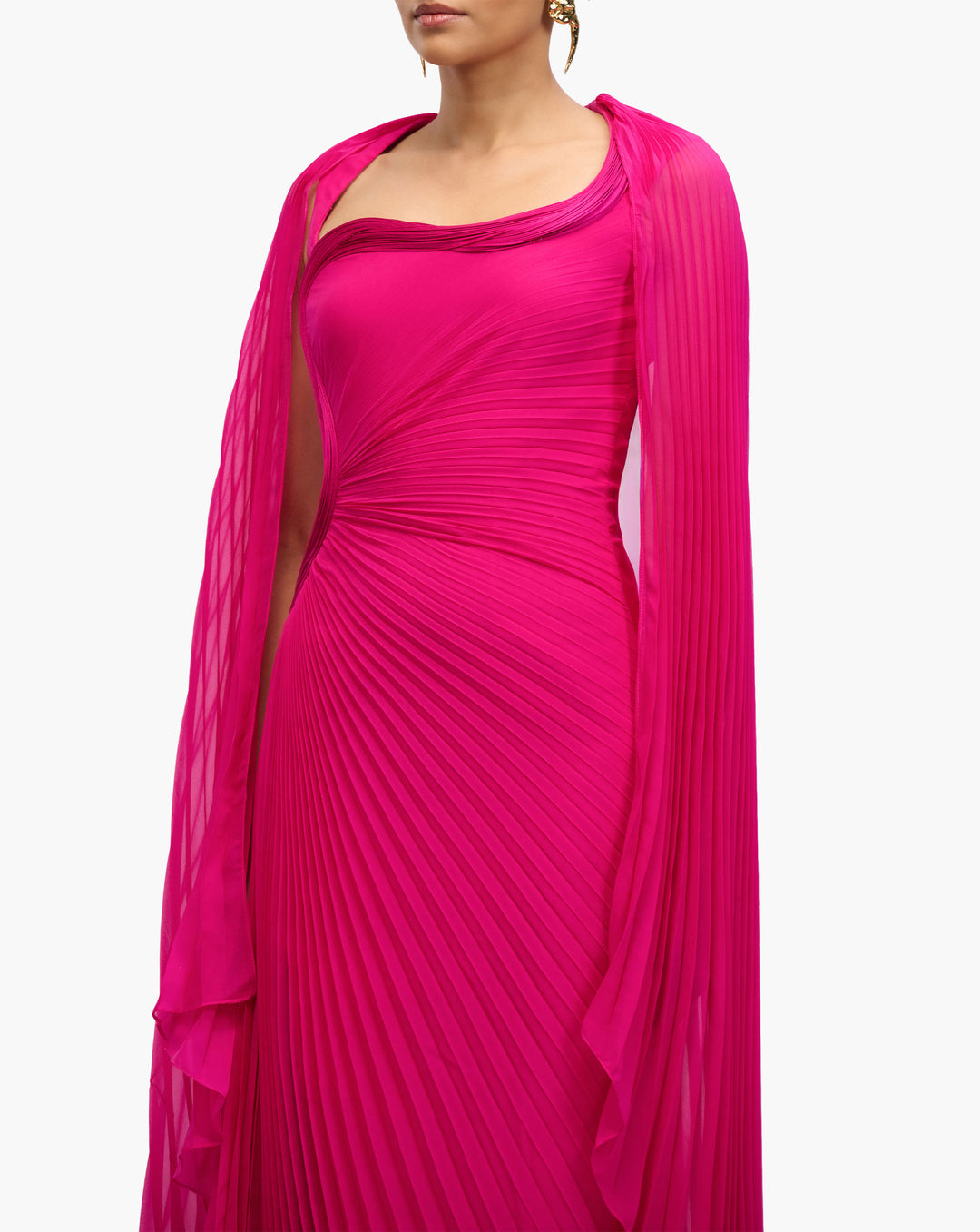 Freya Sculpt Pleat Kaftan