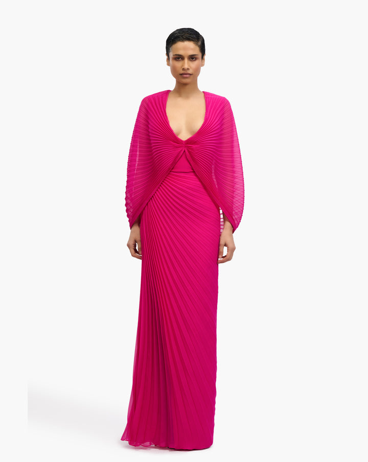 Vela Pleated Draped Top