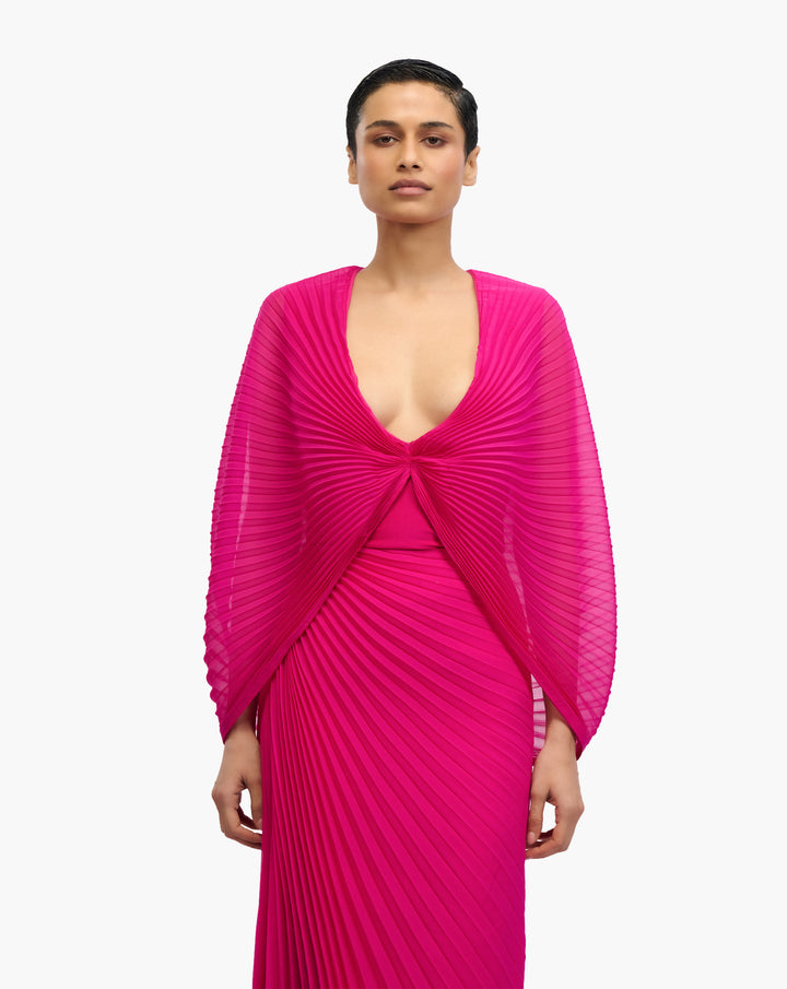 Vela Pleated Draped Top