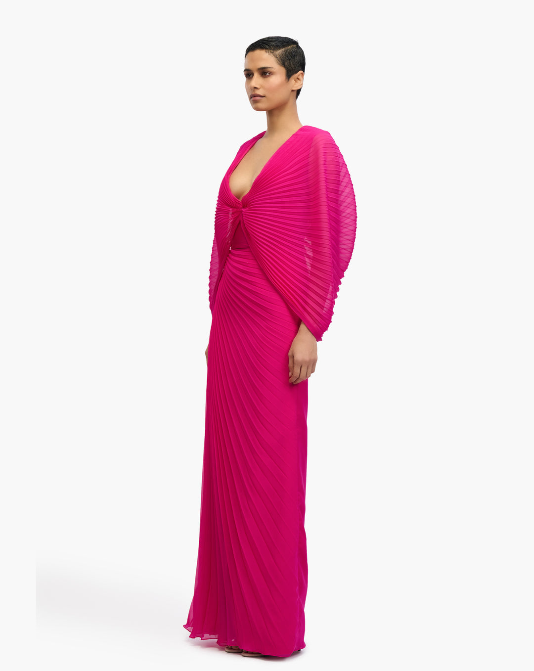 Vela Pleated Drape Skirt
