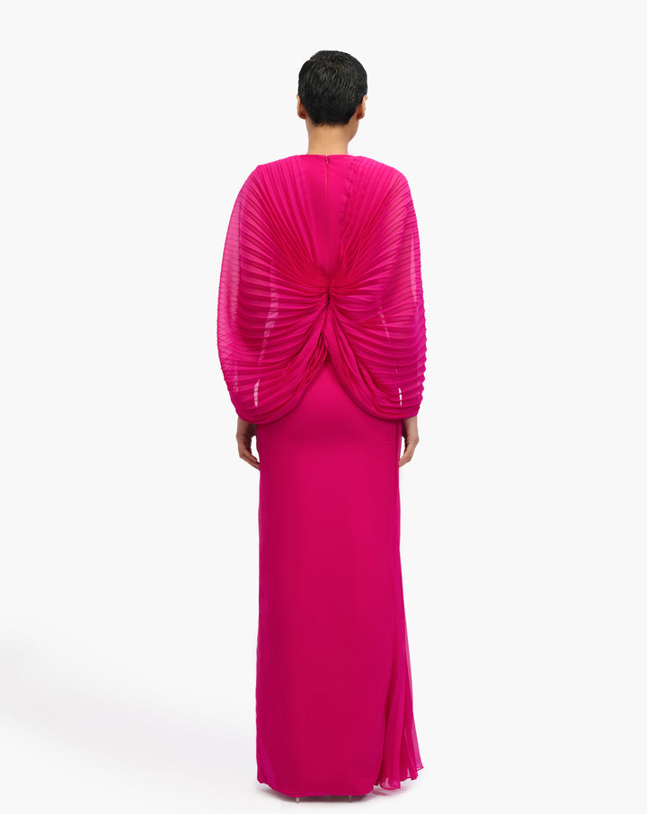 Vela Pleated Drape Skirt