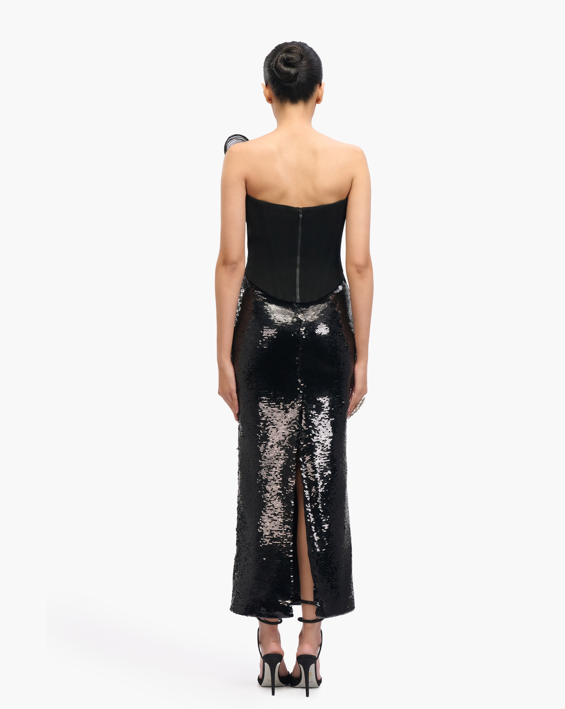 Nox Sequin Midi Skirt