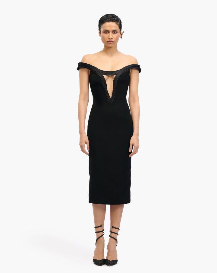 Onyx Sculpt Dress