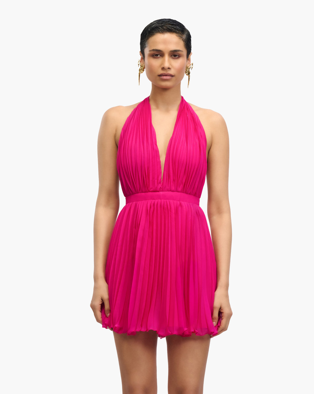 Eterea Pleat Mini Dress