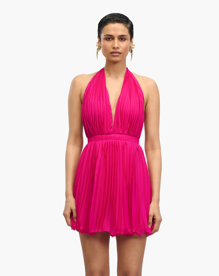 Eterea Pleat Mini Dress
