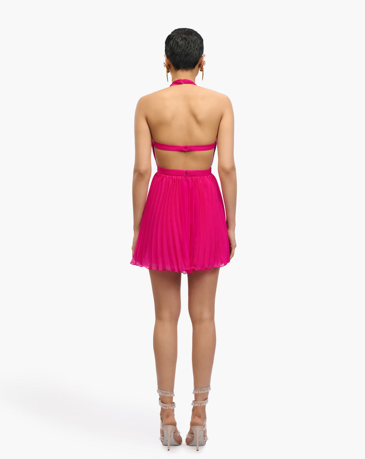 Eterea Pleat Mini Dress