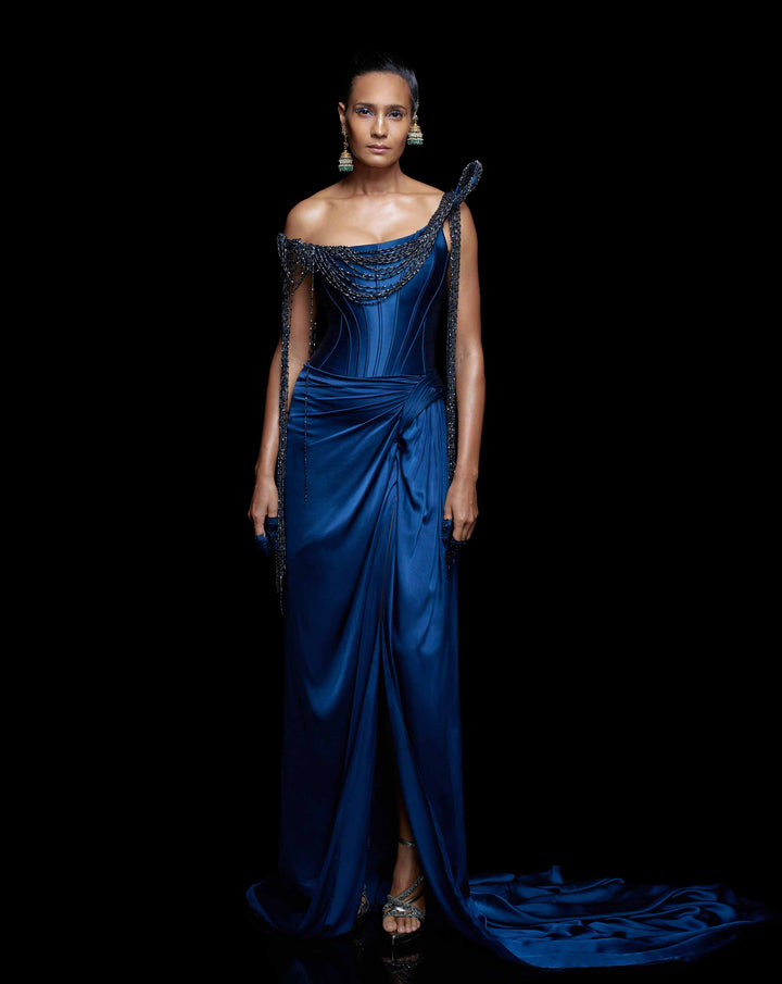 THE ASTRAL DRAPE SAREE GOWN