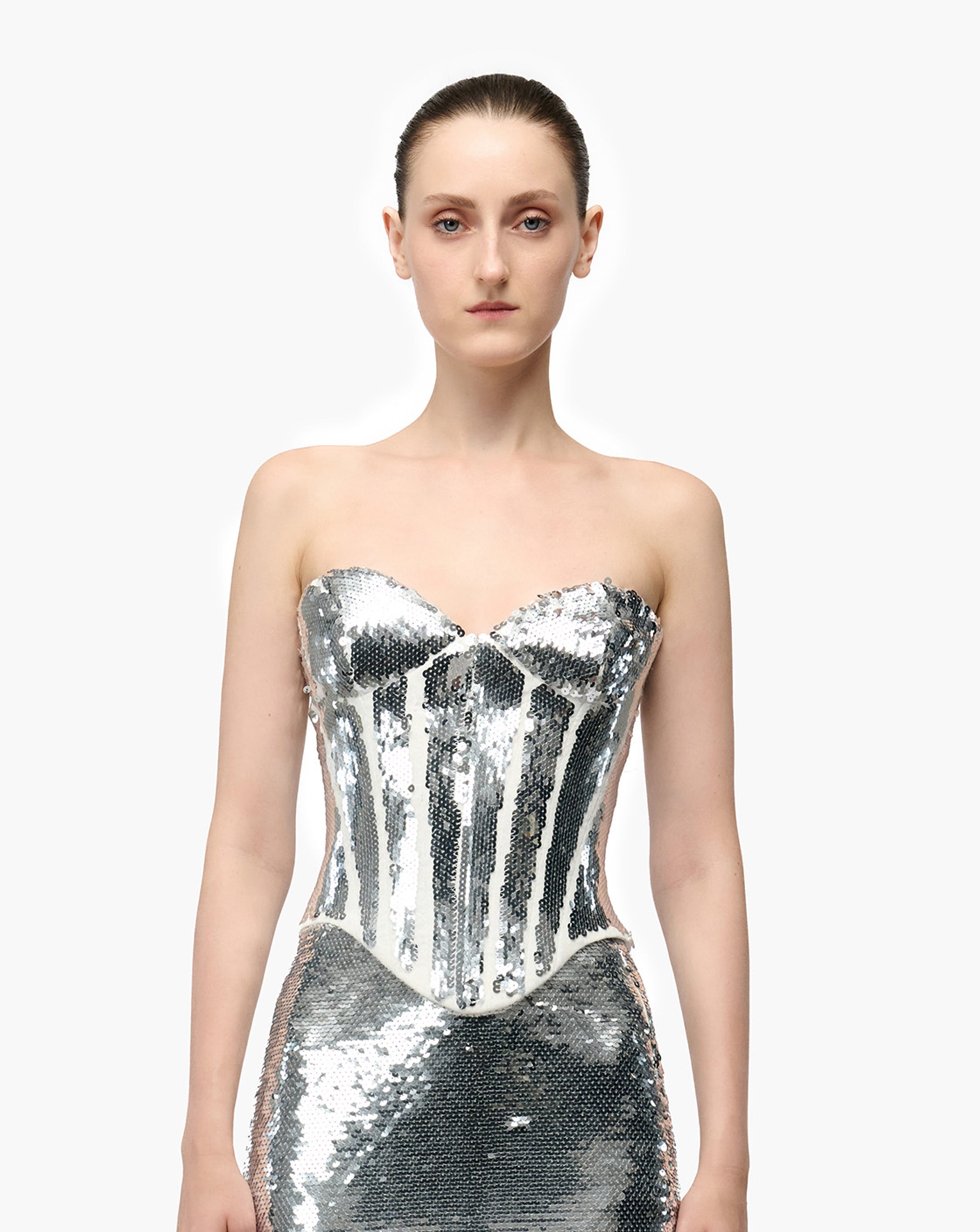 Sequin Corset Top