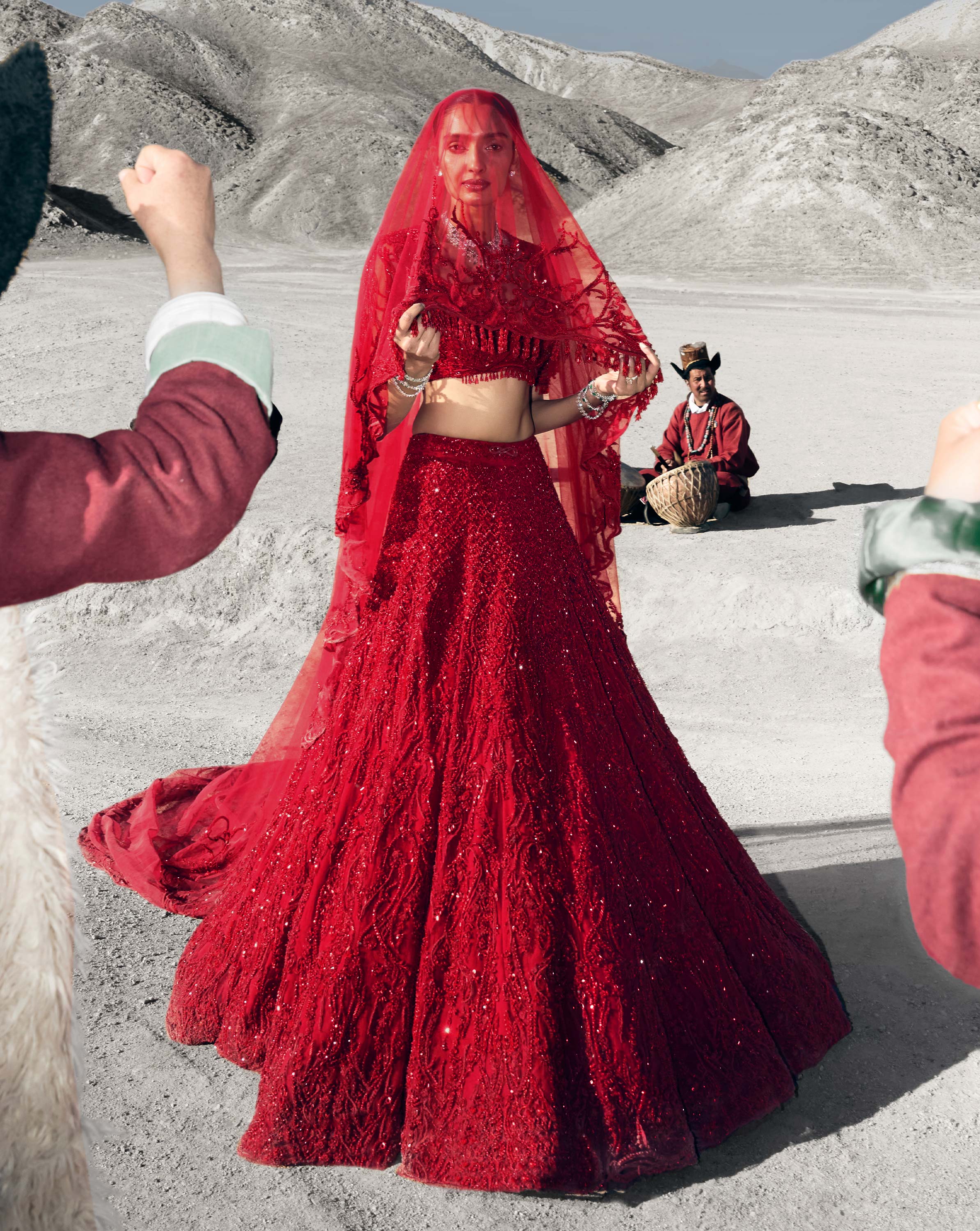 The Scarlet Vow Lehenga