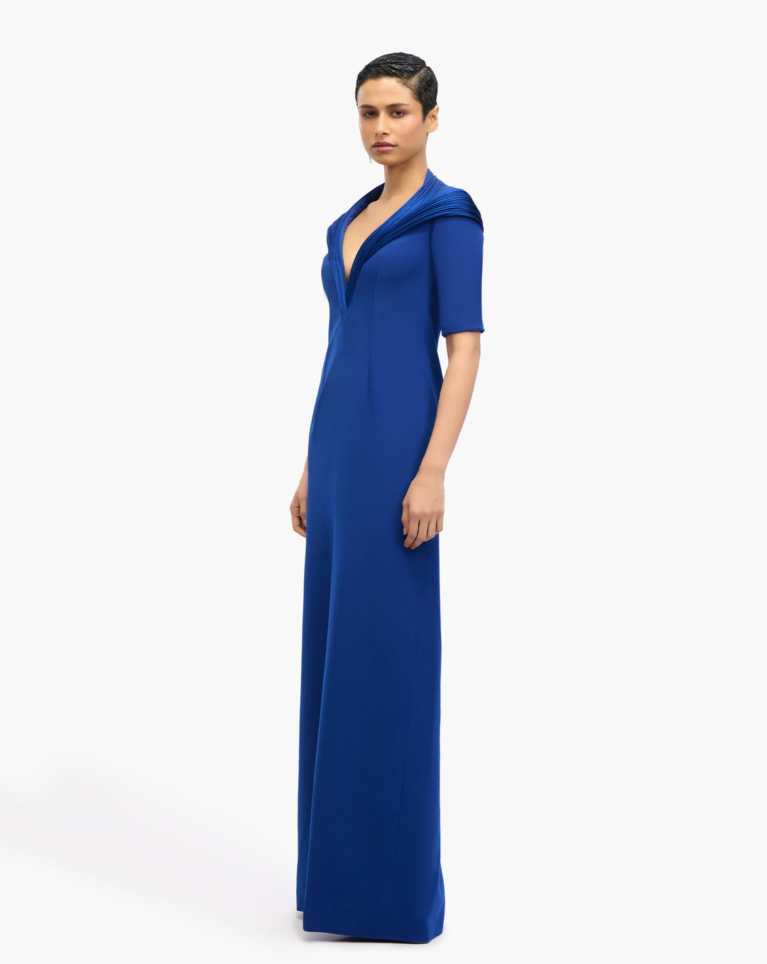 Astra Halo Column Gown