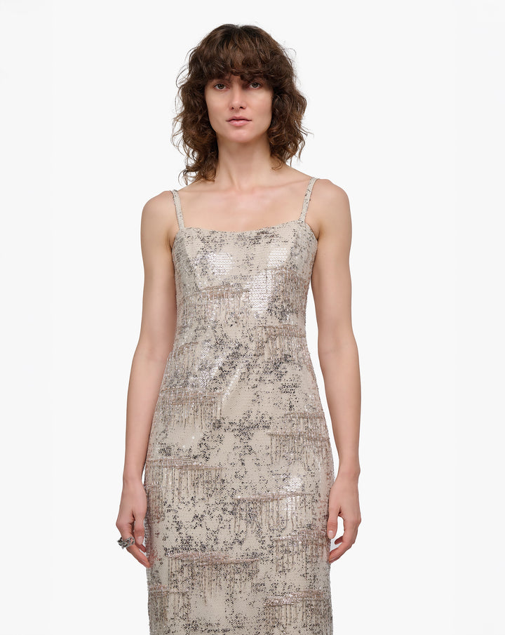 Twilight Column Midi Dress