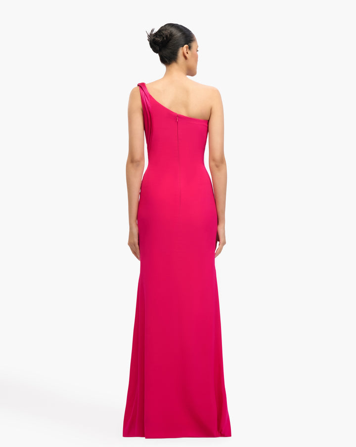 Solace Braid Drape Gown