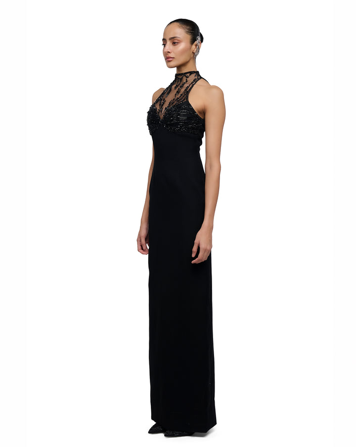 Obsidian Linear Gown