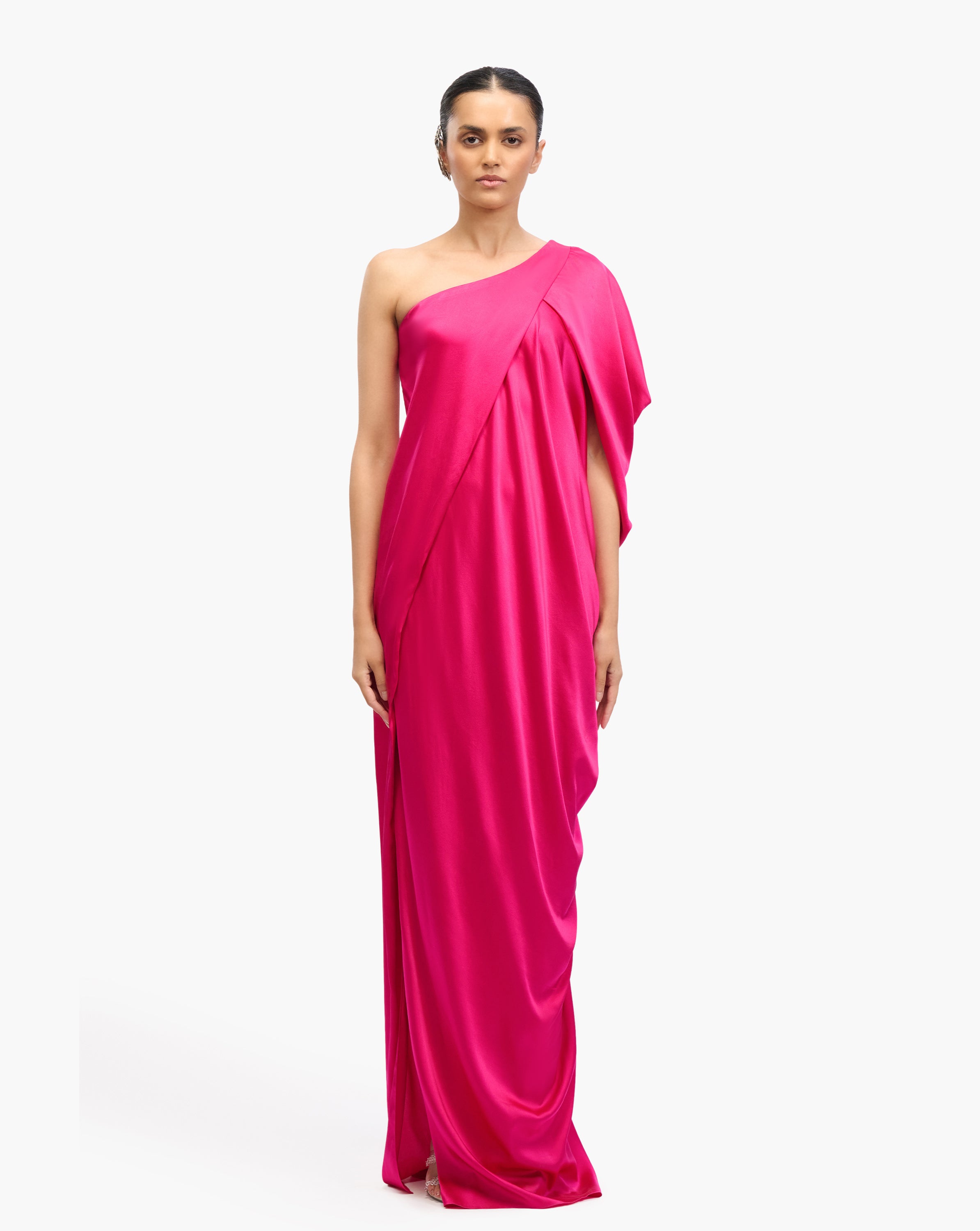 Theia Drape Gown