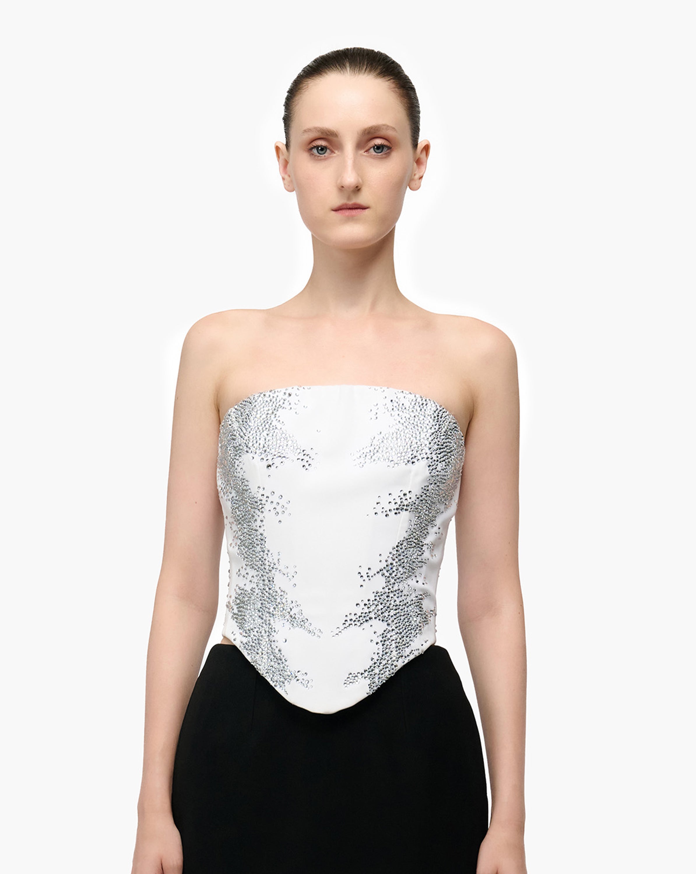 Celestia Embroidered Corset Top