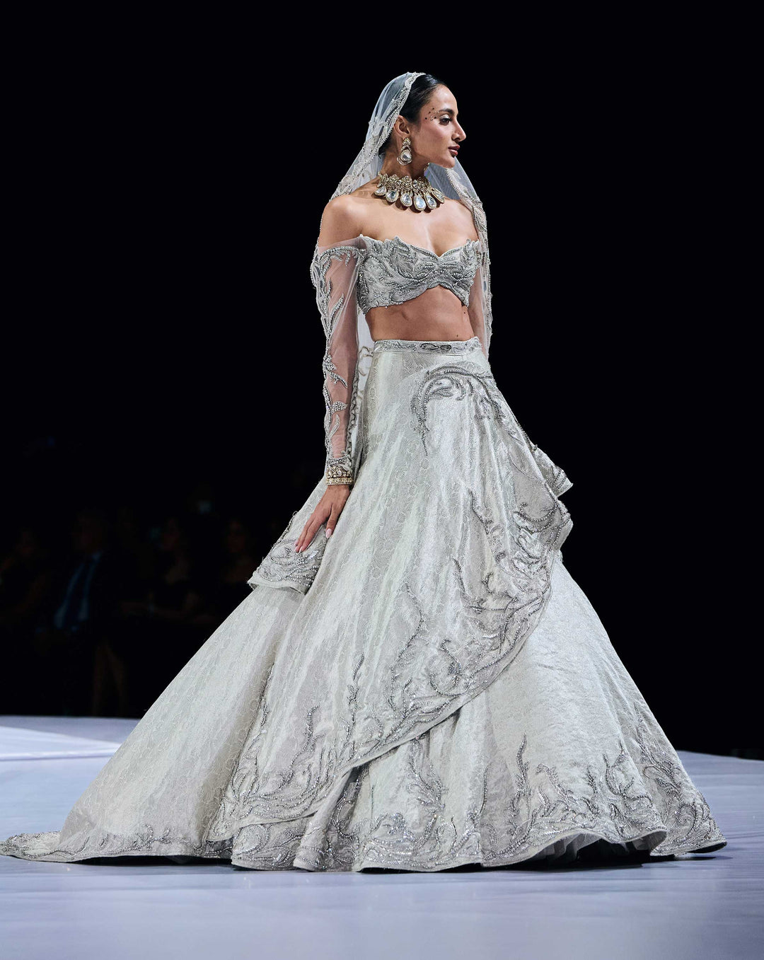 Cascading Vow Lehenga