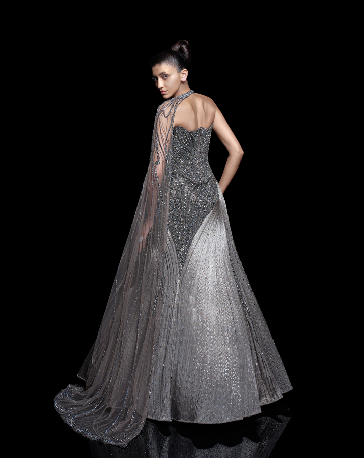 Orbital Wave Lehenga