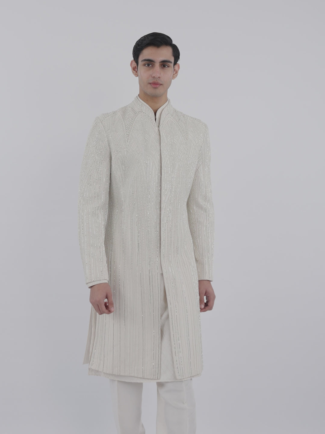Pearl Architectural Line Sherwani