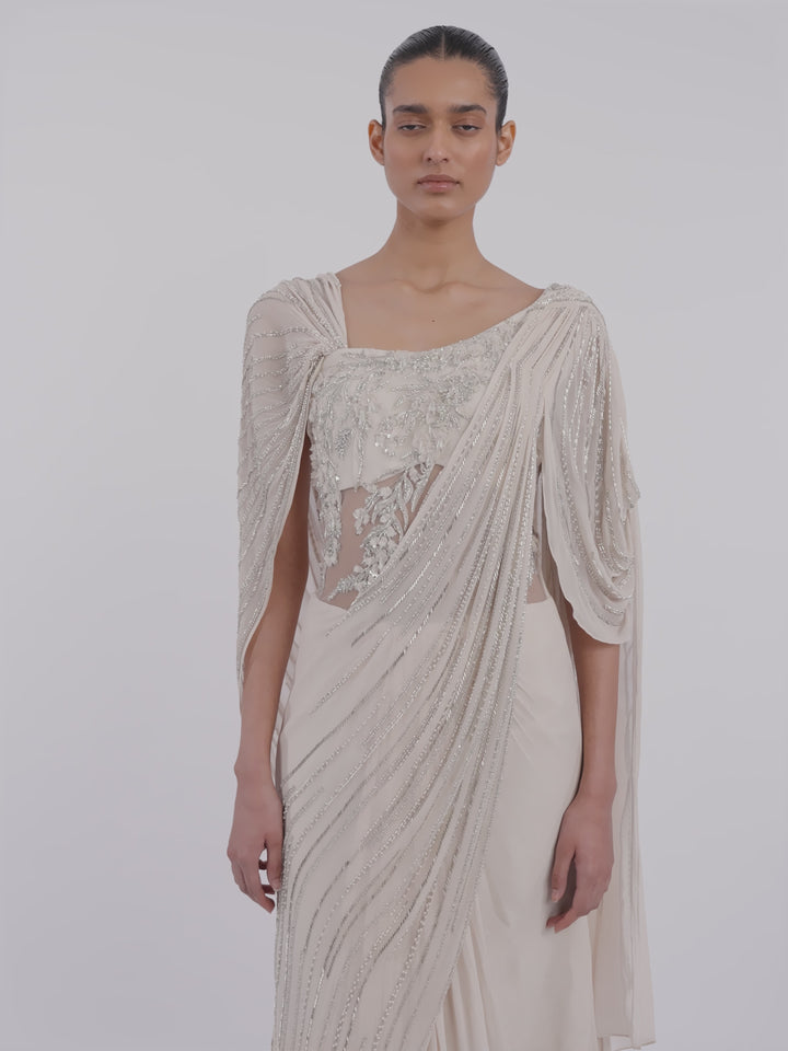 The Halo Drape Gown