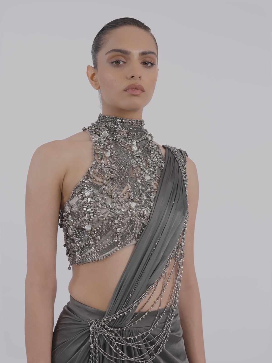 The Embellished Drape Saree